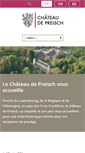 Mobile Screenshot of chateaudepreisch.com